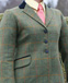 J 35 green tweed with amber, raspberry and mid blue overcheck.jpg